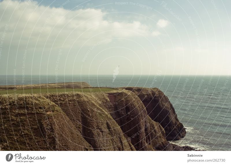 Scottish Coast Environment Nature Elements Earth Sky Clouds Climate Beautiful weather Wind Plant Grass Waves Bay North Sea Ocean Aberdeen Scotland Free Wild