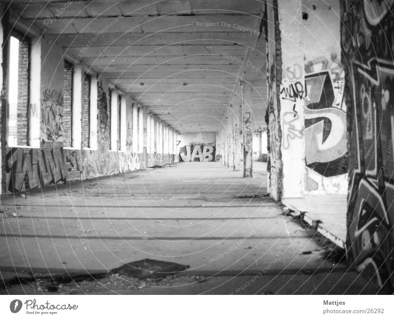 Discarded Town Downtown Old town Deserted House (Residential Structure) Industrial plant Architecture Poverty Esthetic Creepy Broken Homesickness Loneliness