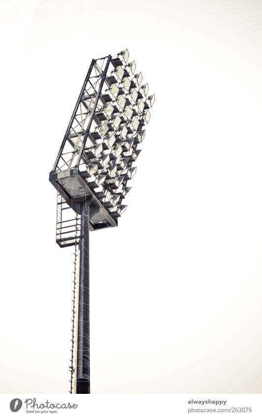 Floodlight St. Pauli Stadium Ball sports Sporting event Sporting Complex Football pitch Town Landmark Observe Looking Authentic Tall Hamburg Kiez