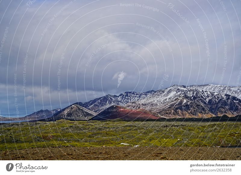 pure nature Environment Nature Landscape Plant Earth Sky Clouds Autumn Beautiful weather Grass Meadow Mountain Snowcapped peak To enjoy Exceptional Power