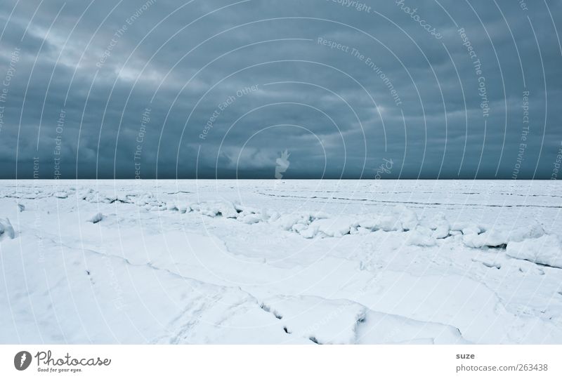 ice desert Environment Nature Landscape Elements Sky Clouds Horizon Winter Climate Gale Ice Frost Snow Coast Beach Baltic Sea Ocean Island Exceptional Dark