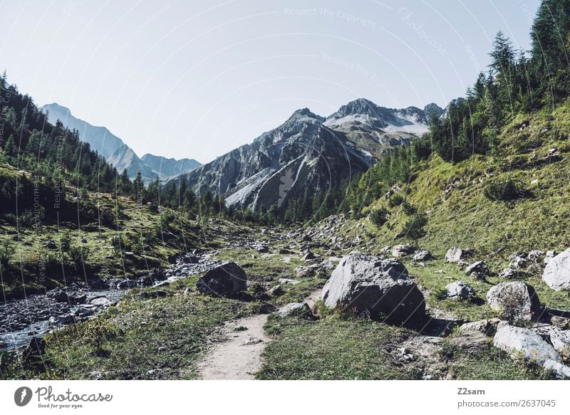 Zamer Loch | Lechtaler Alps | E5 Adventure Hiking Nature Landscape Summer Beautiful weather Mountain Gigantic Green Loneliness Idyll Sustainability Environment