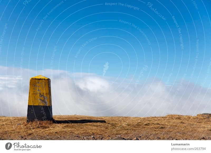 watershed Environment Landscape Elements Earth Air Sky Clouds Beautiful weather Stand Far-off places Large Infinity Tall Above Beginning Loneliness Freedom