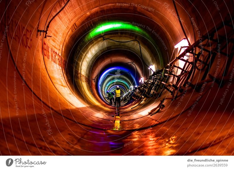 Sewer I Measuring instrument Energy industry Renewable energy Hydroelectric  power plant Human being Masculine 2 Berlin Germany Europe Capital city Downtown