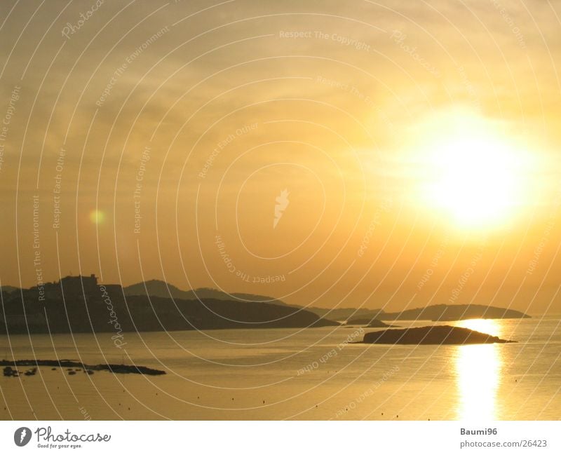 hIbiza@Evening Beach Ocean Sunset Europe Water Sand Light (Natural Phenomenon) Landscape