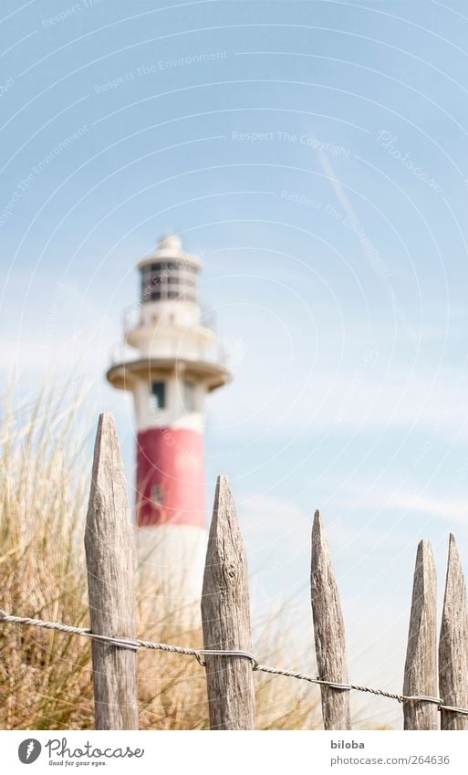 North Sea Romanticism II Coast Nieuwpoort Flanders Belgium Deserted Lighthouse Facade Window Tourist Attraction Red White Longing Homesickness Wanderlust Safety