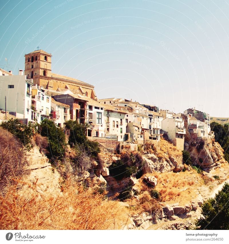 Alhama de Granada [XXXIV] Nature Landscape Sunlight Summer Rock Canyon Sierra Nevada Malaga Andalucia Spain Village Small Town Outskirts Old town