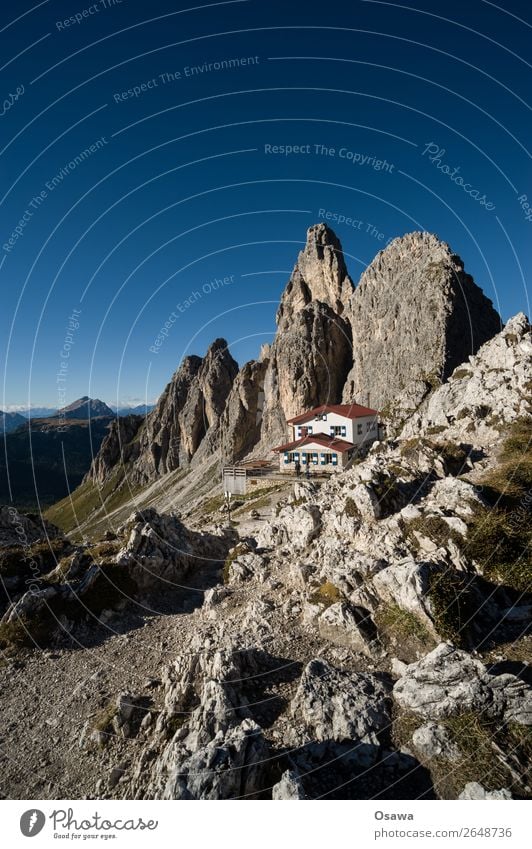 Rifugio Fonda Savio Italy South Tyrol Alps Mountain Rock Stone Peak Landscape Dolomites Hiking Mountaineering Climbing Nature Meadow Tall High Alps Sky Summer