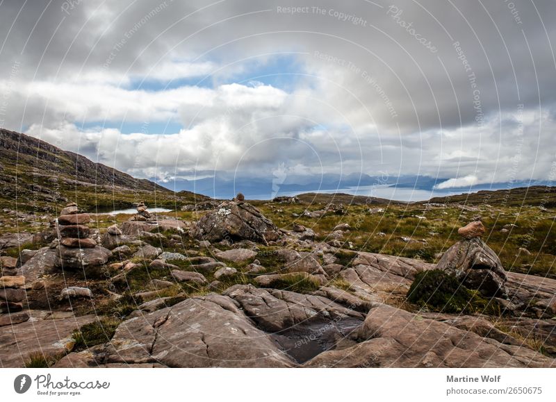 let it rock Environment Nature Landscape Clouds Weather Hill Rock Mountain Highlands applecross Scotland Great Britain Europe Wild Loneliness Remote Rough