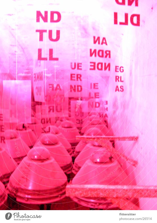 red light Insulator Art Red undertone Industry color distortion bunker alexanderplatz