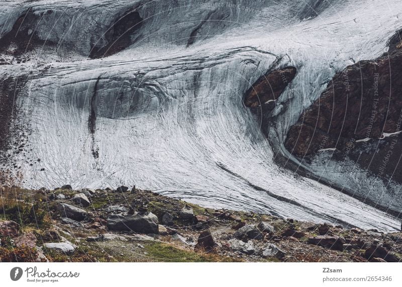 Rettenbach Glacier | AT Adventure Hiking Nature Landscape Ice Frost Rock Alps Mountain Natural Leisure and hobbies Cold Climate Sustainability Environment