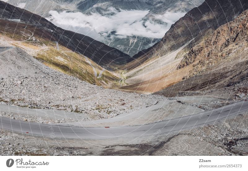 Rettenbach Glacier | Sölden Adventure Hiking Nature Landscape Sky Clouds Alps Mountain Overpass Gigantic Tall Town Climate Environment Environmental protection