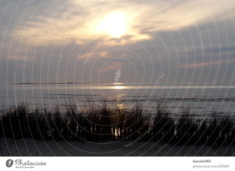 Cuxiland impressions 1 Beach Sunset Cuxhaven Romance Light Ocean Europe North Sea