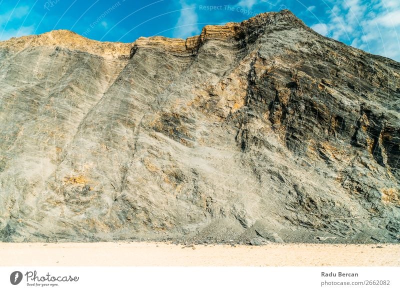 Rough High Mountains In Portugal Abstract Architecture Set Background picture Black Stone block Cape Cement Cliff Close-up Concrete Crack & Rip & Tear Design