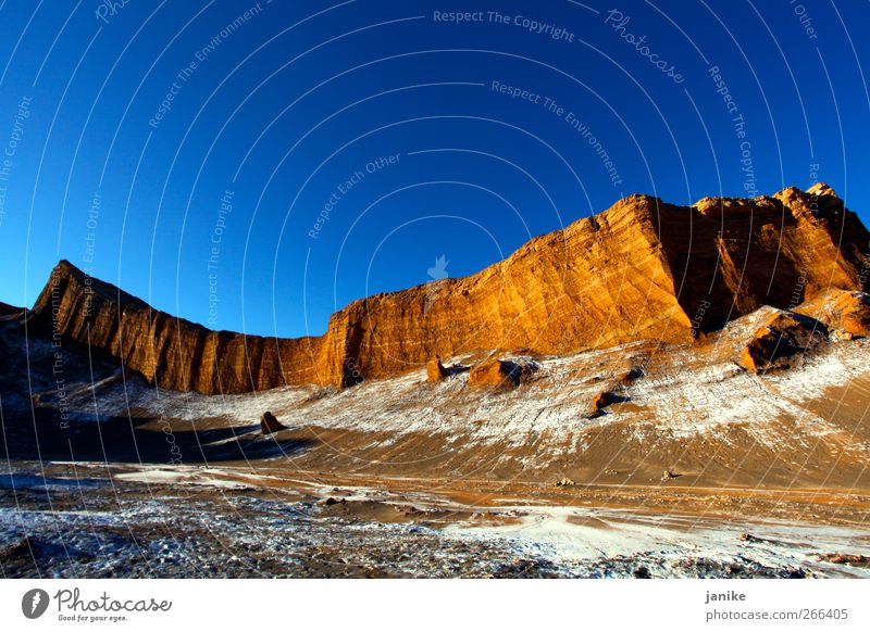 The arena in the Valle de la Luna Landscape Elements Earth Summer Beautiful weather Warmth Drought Rock Desert Salar de Atacama Far-off places Colour photo