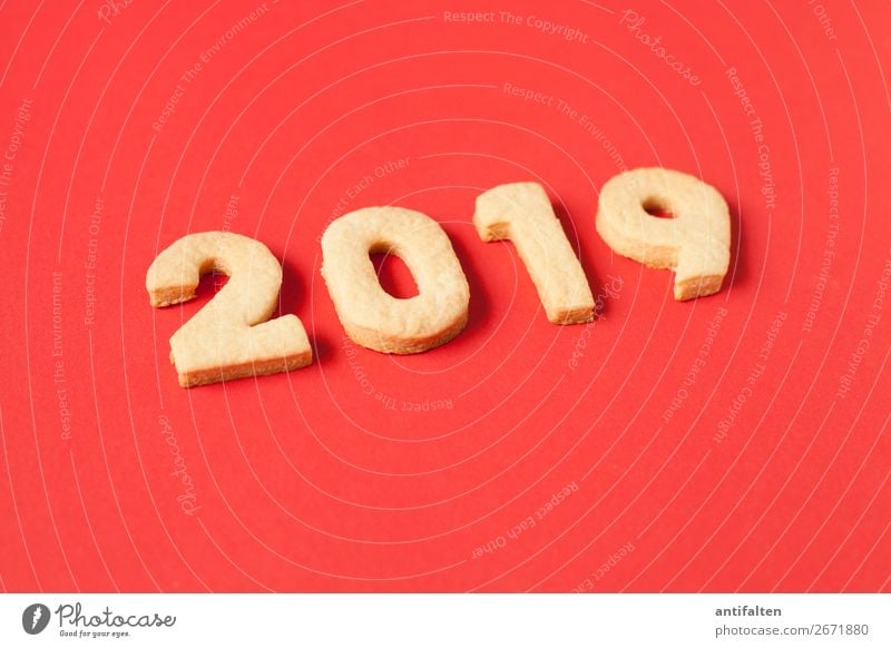 Advent season 2019 Dough Baked goods Cookie cut out cookies Nutrition Eating To have a coffee Leisure and hobbies Baking Digits and numbers Year date To enjoy