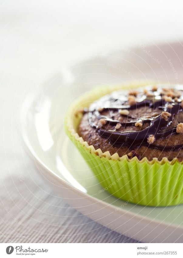 for the weekend Dough Baked goods Dessert Candy Chocolate Nutrition Finger food Plate Delicious Green Muffin Sweet Ornate Colour photo Interior shot Close-up