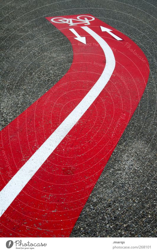 Start/end Design Trip Transport Traffic infrastructure Lanes & trails Cycle path Traffic lane Lane markings Bicycle Asphalt Sign Signs and labeling Line Arrow