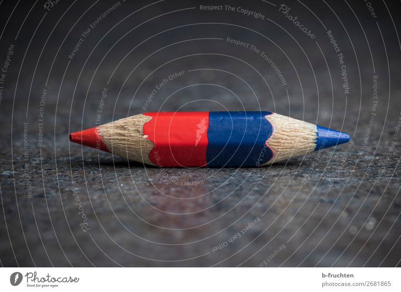 left or right - red or blue Leisure and hobbies Workplace Office Pen Select Communicate Blue Red Contentment Crayon Left Right Politics and state Second-hand