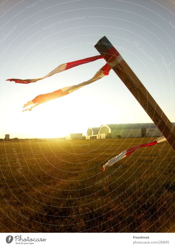 Golden Exhibition Hall Exhibition hall Karlsruhe Wind Sunset Barrier Field Meadow Sky