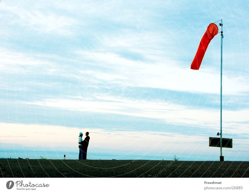 two - lonely Estonia Romance Minimal Together Narrow Connectedness Loneliness Sunset Clouds Ocean Trust Love Human being Couple Wind Evening Tallinn Silhouette