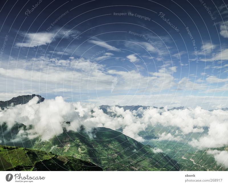 Cajam > Trujilo #2 Environment Nature Sky Clouds Horizon Hill Rock Alps Mountain Peak South America Andes Peru Colour photo Exterior shot