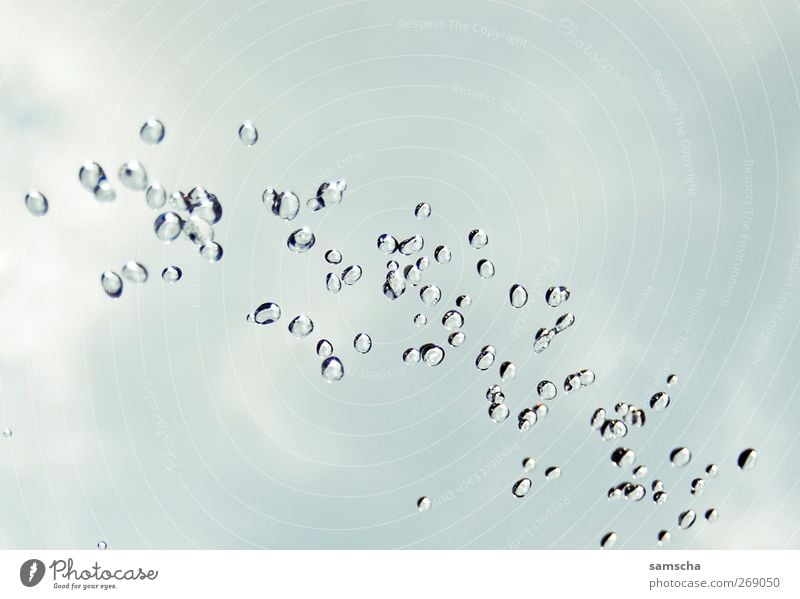 water drops Wellness Swimming & Bathing Water Drops of water Sky Clouds Thunder and lightning Movement To fall Cold Blue Gray Climate Environment Dripping