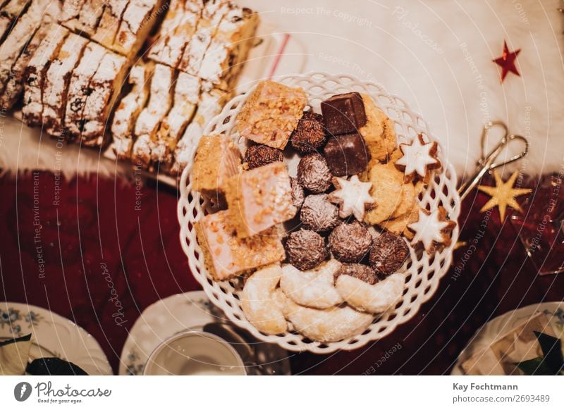 plate full of christmas cookies baked bakery baking biscuit cake candy celebration christmas table confectionery contemplation cozy decor decorated decoration