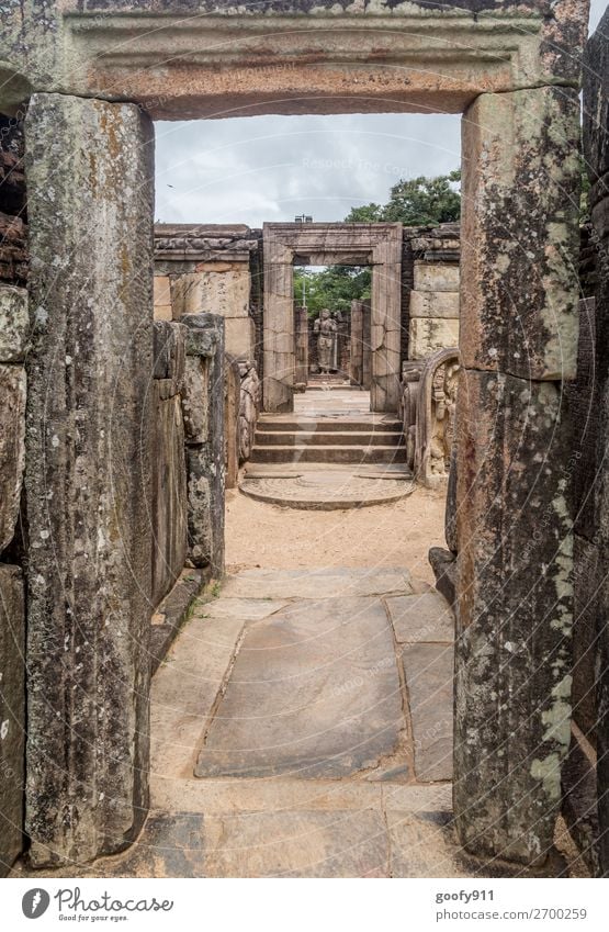 Passage into happiness Vacation & Travel Trip Adventure Far-off places Freedom Sightseeing Sri Lanka Palace Ruin Manmade structures Wall (barrier)