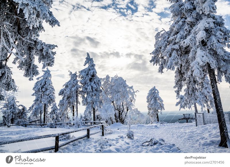 Lunch on the Wurmberg in the Harz Mountains Vacation & Travel Tourism Trip Winter vacation Hiking Environment Nature Landscape Beautiful weather Ice Frost Snow