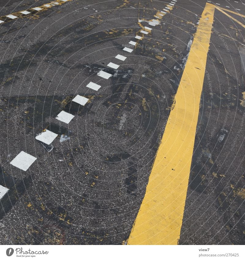 alignment + lines Transport Traffic infrastructure Street Crossroads Lanes & trails Road junction Road sign Stone Concrete Line Stripe String Old Authentic