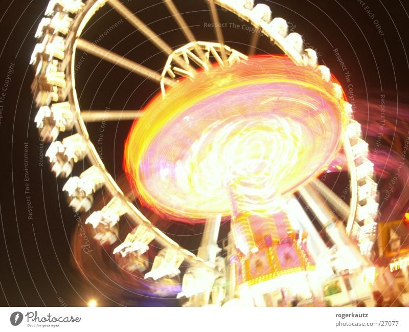 washen Cannstatter Wasen Ferris wheel Fairs & Carnivals Long exposure