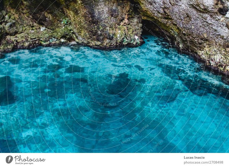 Hoyo Azul in Punta Cana, Dominican Republic Vacation & Travel Tourism Summer Island Blue Wanderlust America American Central America Destination Card Sunny