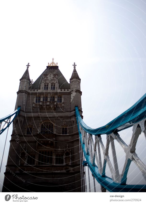 between Southwark and Tower Hamlets Technology London Great Britain Europe Town Capital city Port City Downtown Old town Deserted Bridge Manmade structures