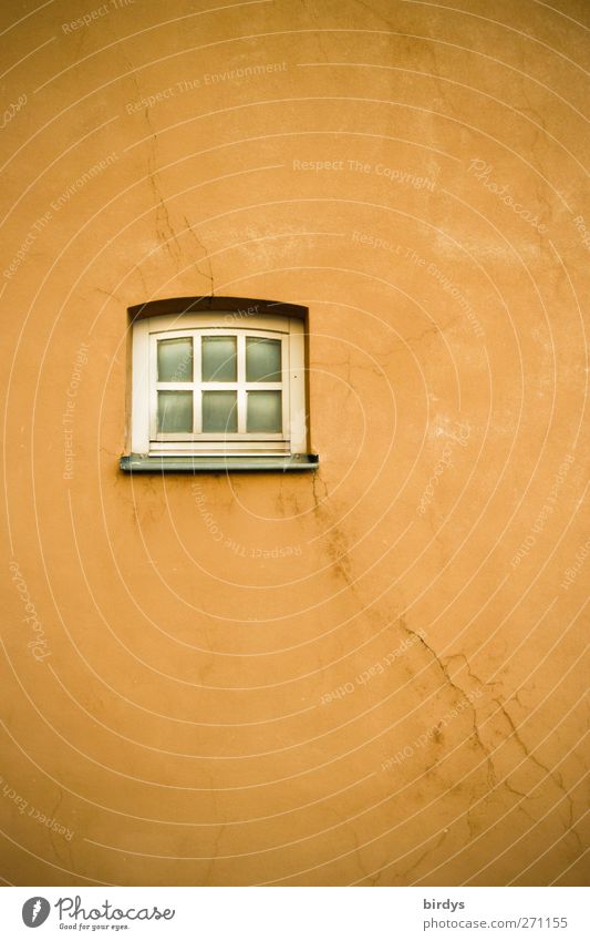 Windows 6 Facade Old Authentic Town Orange Protection Modest Loneliness Change 1 Lattice window Individual View from a window Crack & Rip & Tear Rendered facade