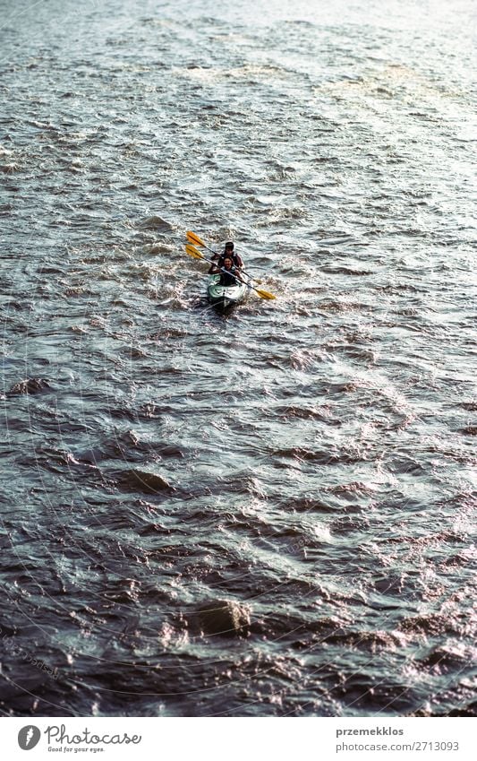 People kayaking on the Dunajec river Lifestyle Joy Relaxation Leisure and hobbies Vacation & Travel Tourism Trip Adventure Summer Human being Couple Adults