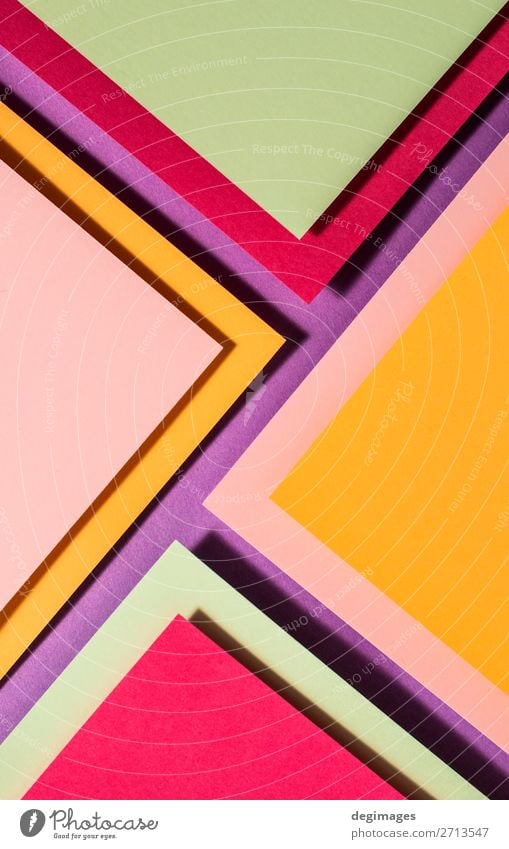 Vibrant colors palette paper design. Geometric shapes. Design Wallpaper Craft (trade) Paper Line Stripe Dark Brown Colour geometric background graphic backdrop