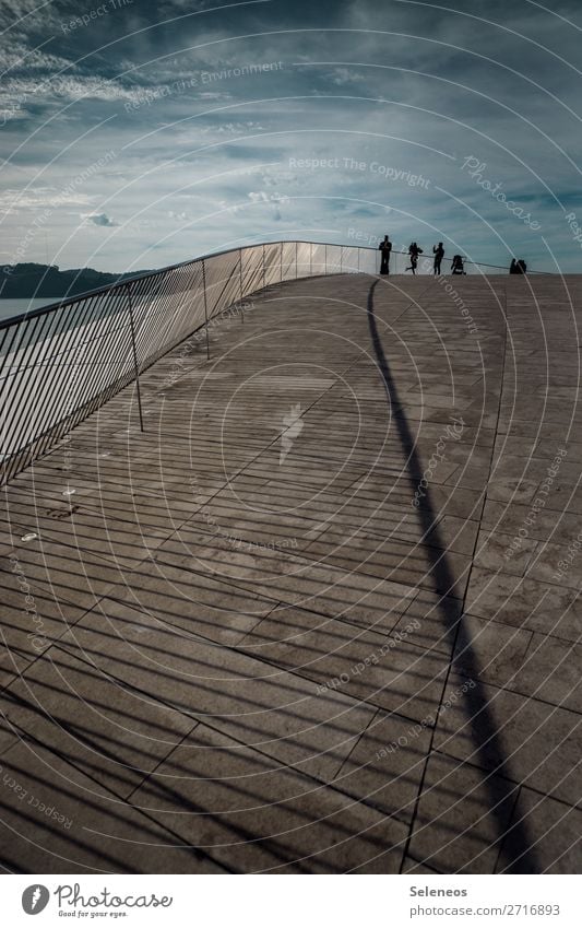 Shadow crack Town Europe Lisbon Portugal Architecture people Tourism Vacation & Travel Landmark Sightseeing City Building Light Line Liniar Lines and shapes