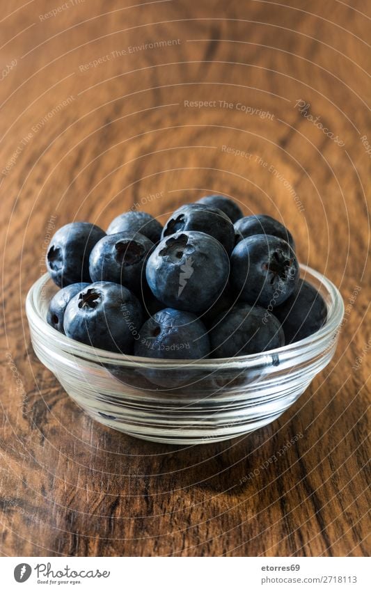 Blueberries in bowl on a rustic wooden table Blueberry Fruit Breakfast Dish Table Dessert Diet Snack Gourmet Tasty Cooking Refreshment Nutrition Food