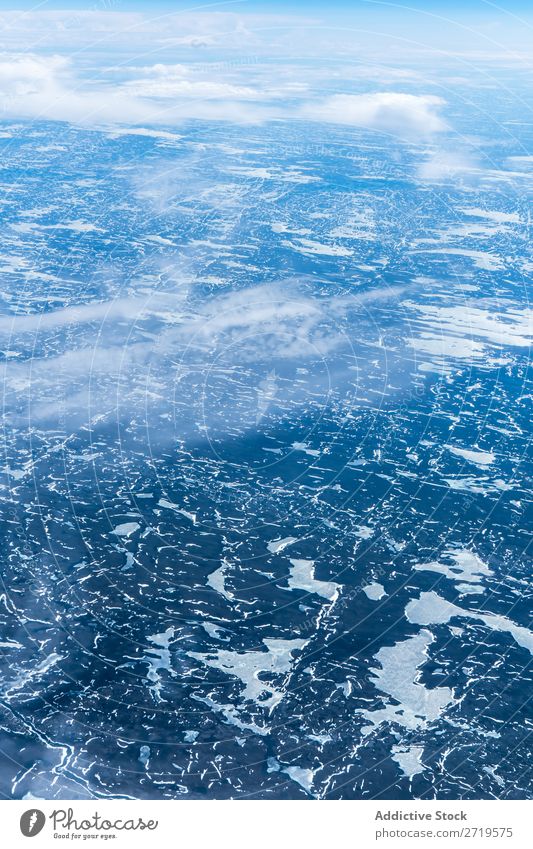 Ice floating in blue water Background picture Water Ocean Flow Frozen Glacier Nature Clear Cold Fresh Light Clean Liquid Transparent White Surface Environment