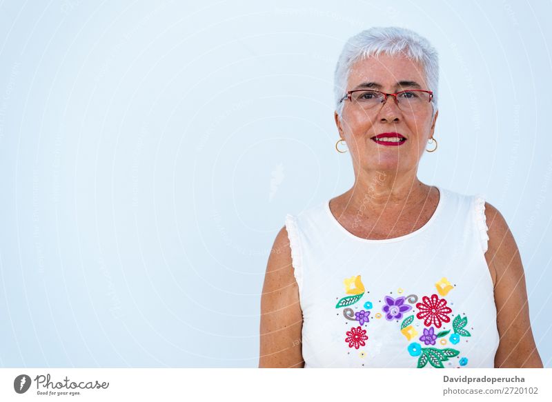 Portrait of a elderly woman Woman grey hair Old Portrait photograph Beauty Photography retired Human being Senior citizen Relaxation Cute Attractive Horizontal