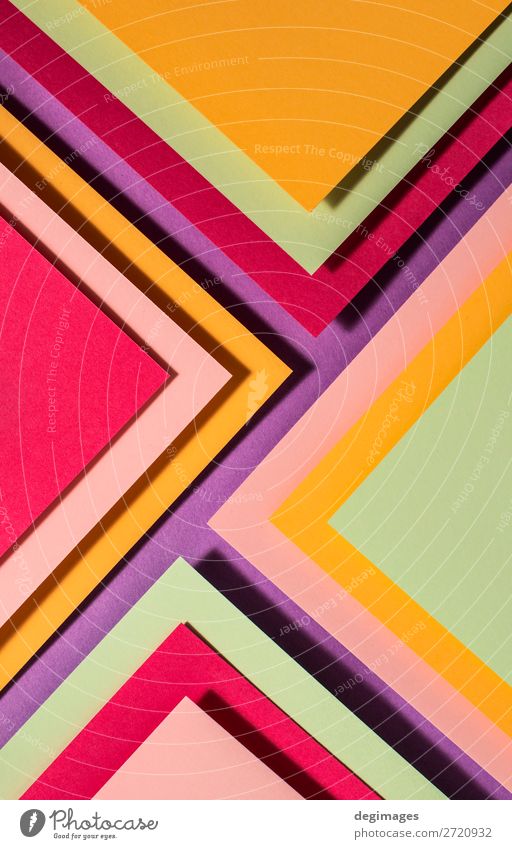 Vibrant colors palette paper design. Geometric shapes. Design Wallpaper Craft (trade) Paper Line Stripe Dark Brown Colour geometric background graphic backdrop