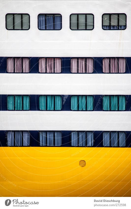 Sleeping Crusaders Vacation & Travel Tourism Cruise Yellow White Window Train window Drape Watercraft Navigation Line Rectangle Glass Cruise liner Colour photo