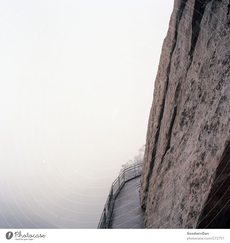 Into the wilderness. Environment Nature Winter Climate Weather Beautiful weather Mountain Canyon Far-off places Free Large Infinity Wild Moody Colour photo