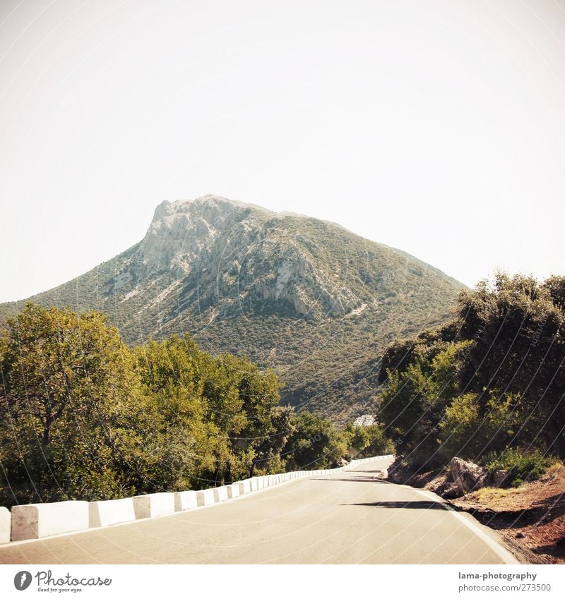 Sierra de Grazalema [LII] Nature Landscape Hill Rock Mountain Peak Pass National Park Ronda Andalucia Spain Street Overpass Winding road Adventure