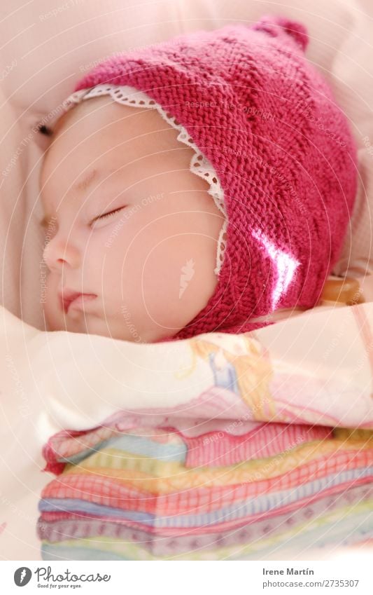 Newborn Sleeping Save Beautiful Face Relaxation Winter Children's room Parenting Kindergarten Human being Feminine Baby Girl Infancy Eyes 1 0 - 12 months Sun