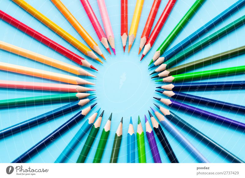 group of color pencils share idea to complete mission Success Industry Business Company Hand Jump Responsibility Wisdom Integrity Idea Inspiration Creativity