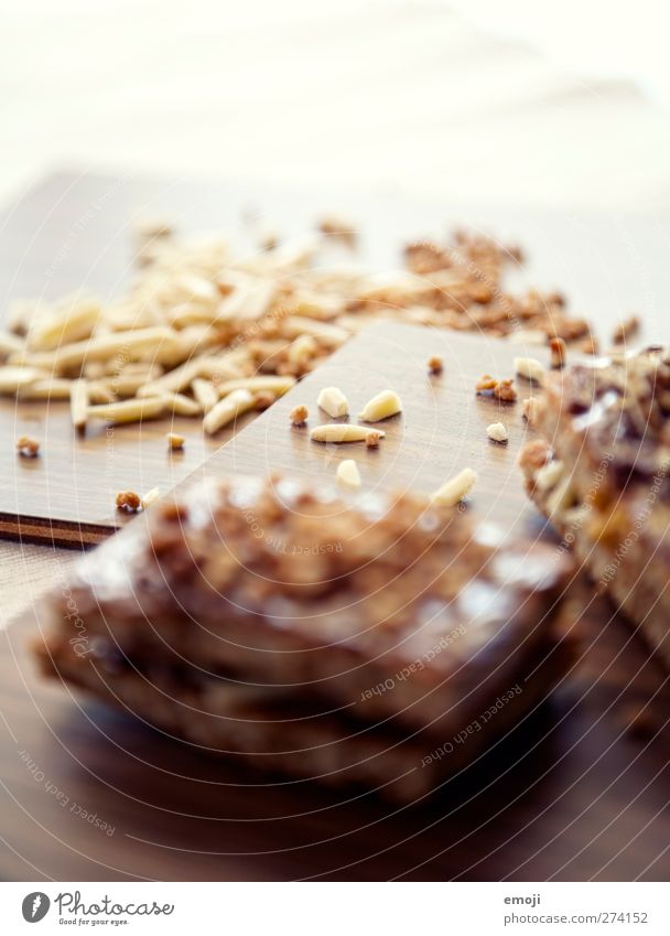 almonds Candy Chocolate Almond Granules Cookie Nutrition Delicious Crisp Colour photo Interior shot Close-up Detail Macro (Extreme close-up) Deserted