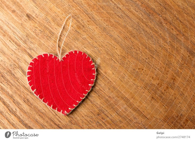 Valentine hearts on rustic wooden background Design Beautiful Decoration Table Wallpaper Feasts & Celebrations Valentine's Day Wedding Wood Ornament Heart Old