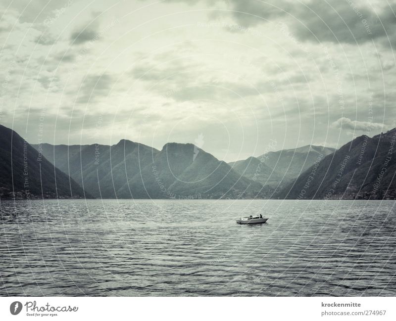 George? Water Sky Clouds Storm clouds Summer Waves Lakeside Lake Como Navigation Motorboat Beautiful Watercraft Italy Mountain range Coast Clouds in the sky